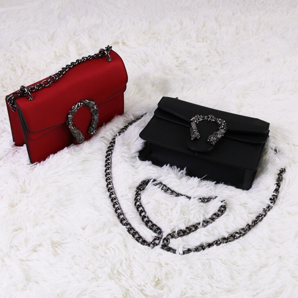 Crossbody Bag Handbag Luxury Chain Shoulder Flap - Picture 3 of 8